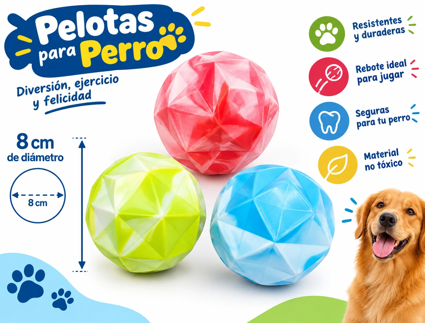 PELOTA 3D DE SILICONA