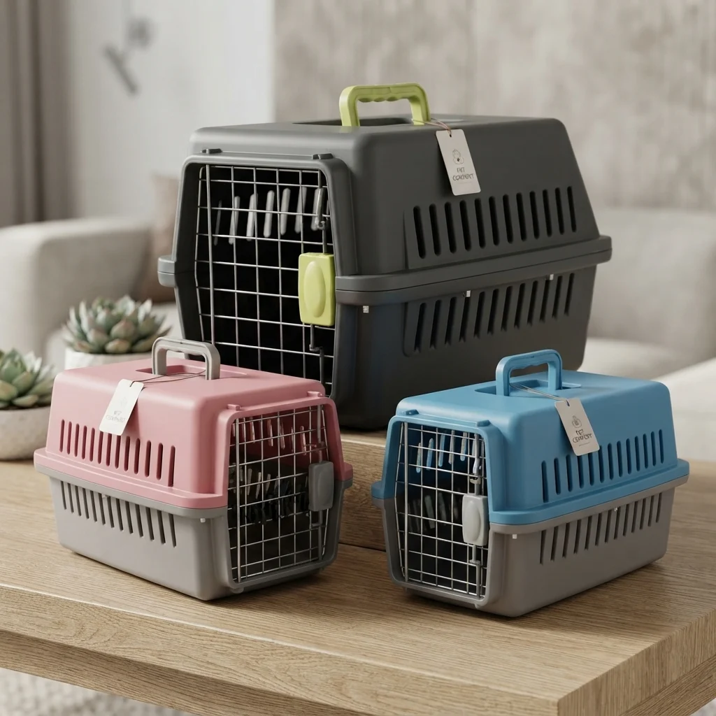 TRANSPORTADOR DE PLASTICO PARA MASCOTAS - L50