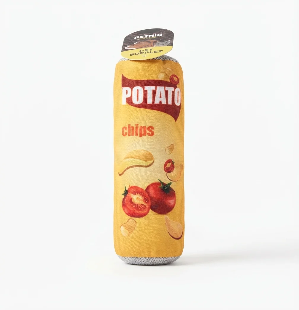 JUGUETE DE PELUCHE "POTATO CHIPS" PARA PERROS