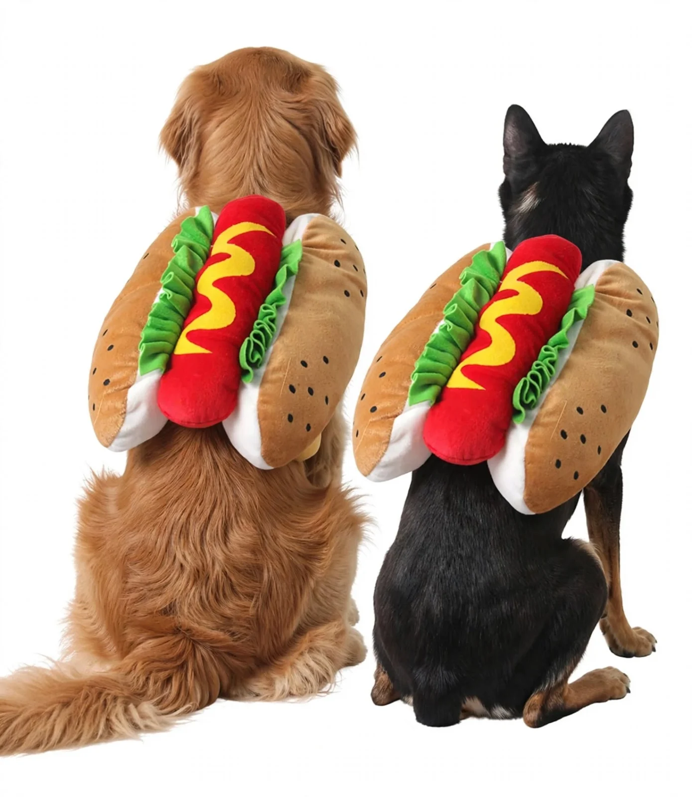DISFRAZ DE HOT DOG PARA MASCOTAS