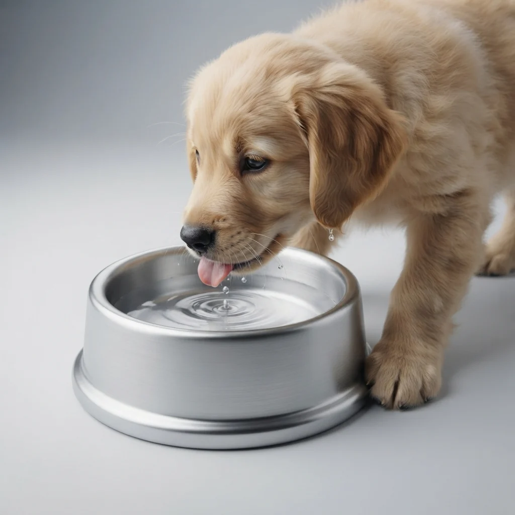 PLATO DE ACERO INOXIDABLE PARA MASCOTAS