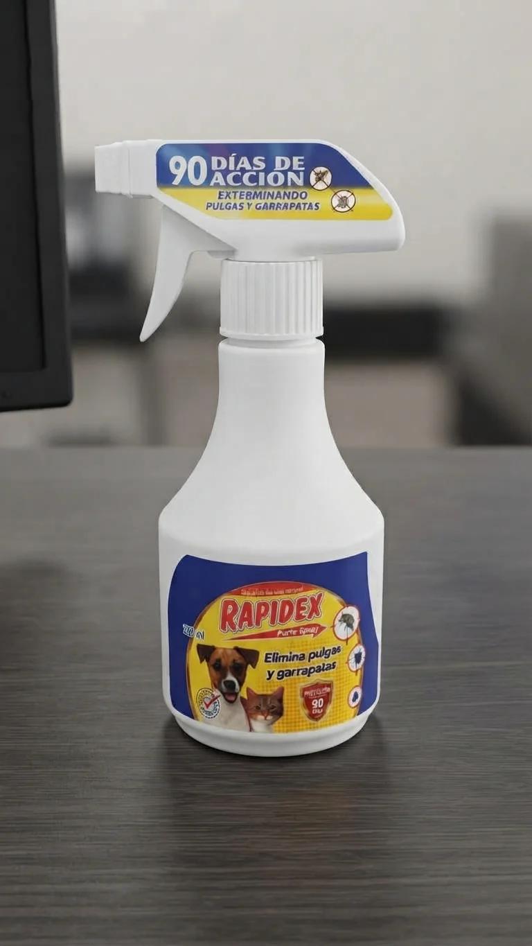 RAPIDEX FORTE SPRAY ANTI PULGAS Y GARRAPATAS (250 ML)