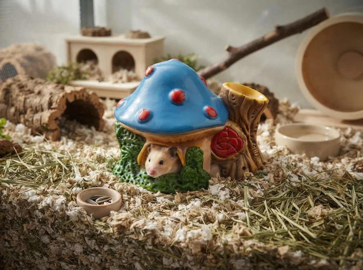 CASA DE CERAMICA PARA ROEDORES