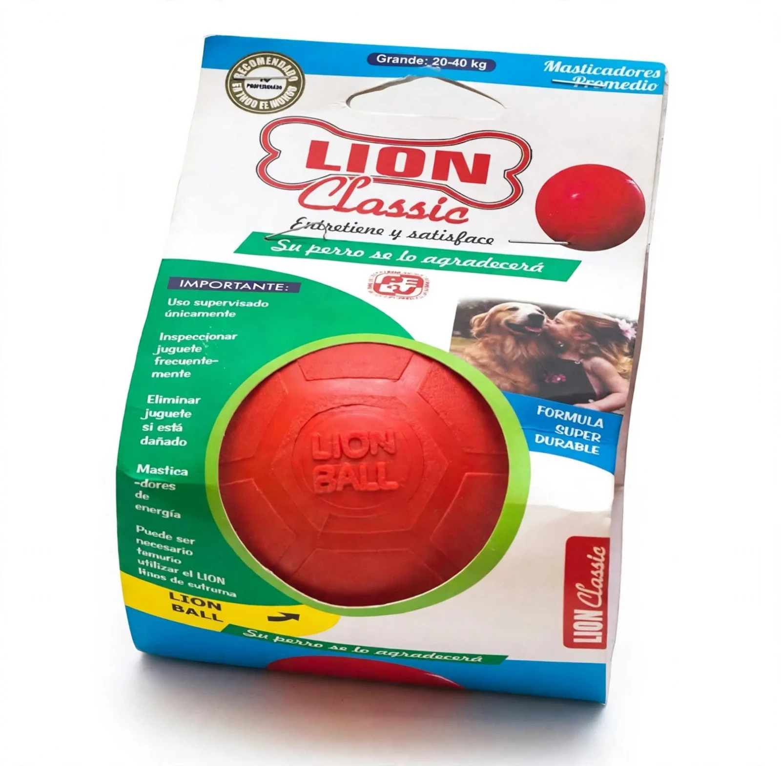 PELOTA DE REBOTE EXTRA DURA LION
