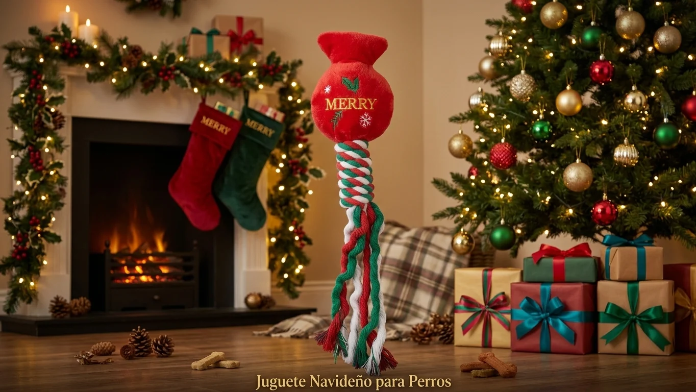 PELUCHE NAVIDAD CON SOGA