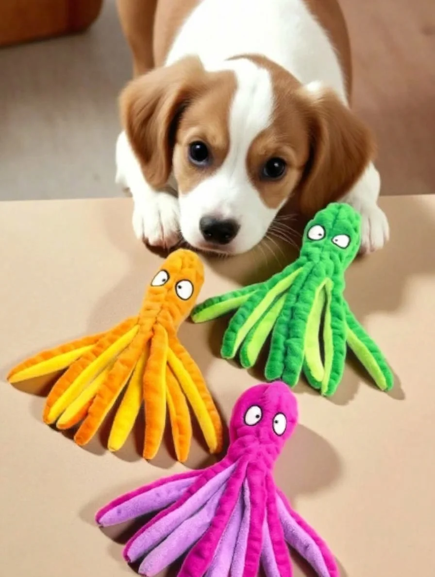 JUGUETE PULPO DE PELUCHE