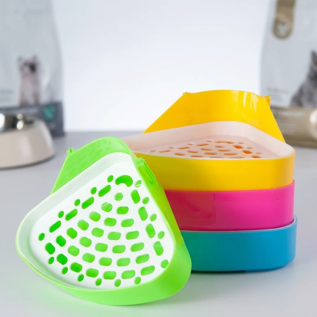 ARENERO – BAÑERA DE PLASTICO CON REJILLA MEDIANO CONEJOS Y PEQUEÑAS MASCOTAS