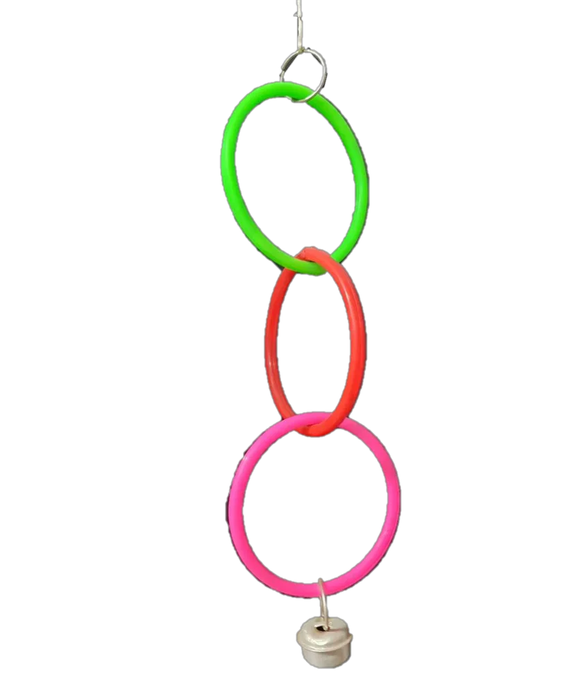 Columpio de Plastico Argollas de 3 Niveles