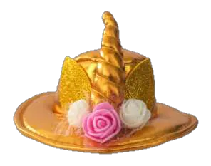 Sombrero Unicornio Amarillo