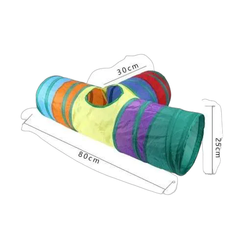 Tunel Plegable Interactivo para Mascotas