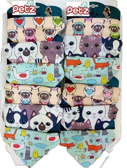 Bandana de Tela con Broche