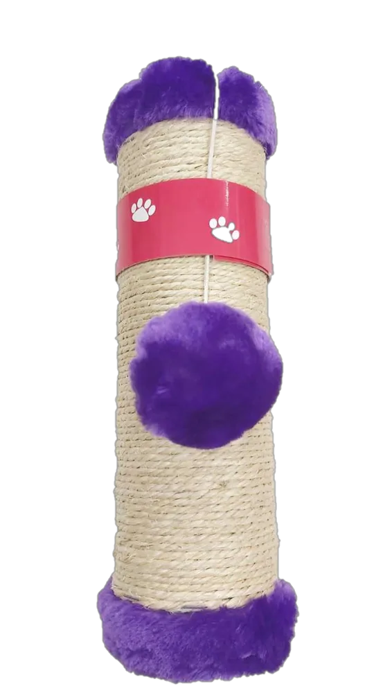Rascador Tubo con Felpa Circular