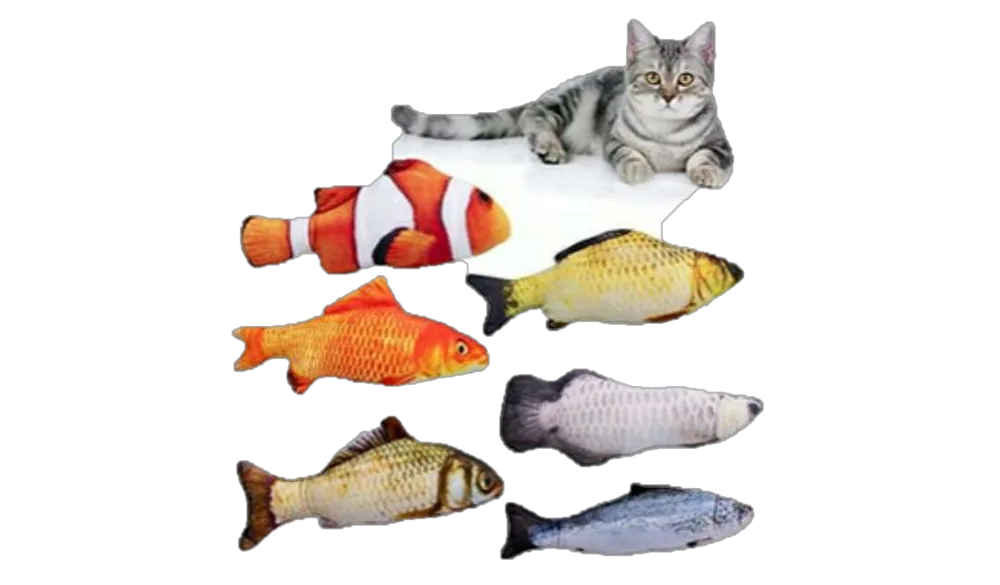 Peluche de Pescado + CAT NIP