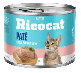 Lata Pate Ricocat Gatito (180gr)