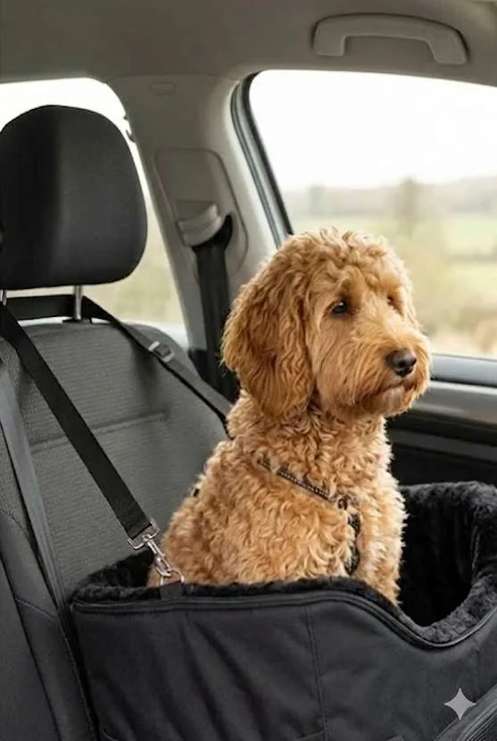 Cama Maletin de Auto para Mascotas