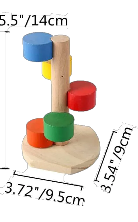 Juguete Interactivo Escalones de Madera