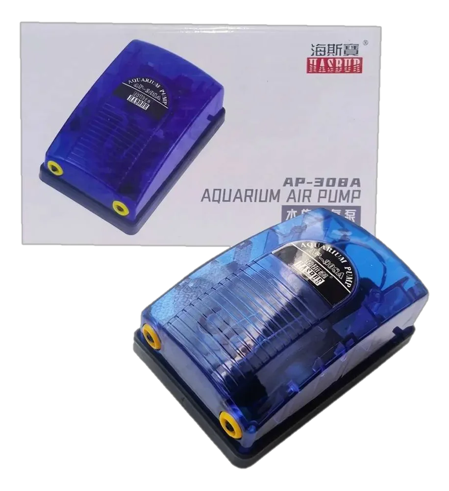Bomba de Aire de 2 Salidas Hasbur Ap-308a