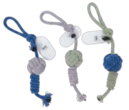 Juguete de Soga con Pelota Gamuza