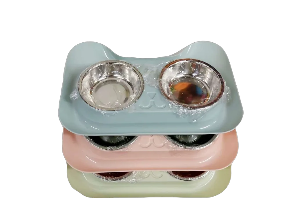 Plato Doble Anti – Hormigas de Aluminio con Base de Plastico
