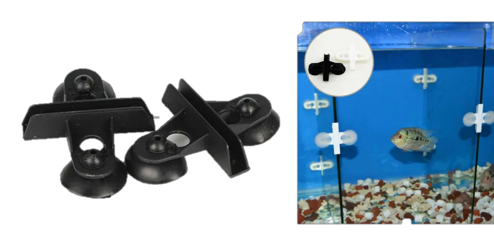Chupones de Plastico Separadores de Acuario