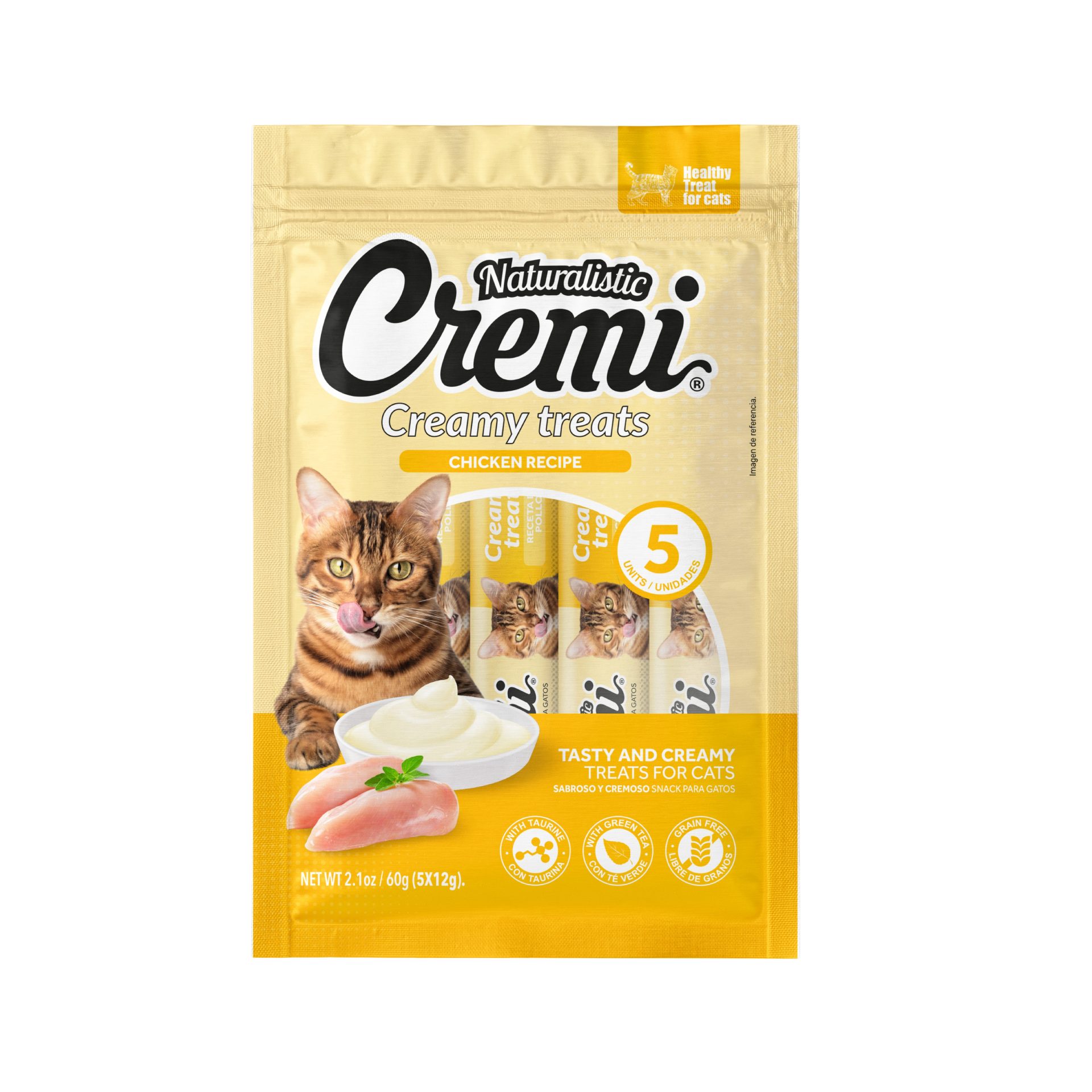 Naturalistic Cremi Pollo 60 Grs (5 x 12 Gr)