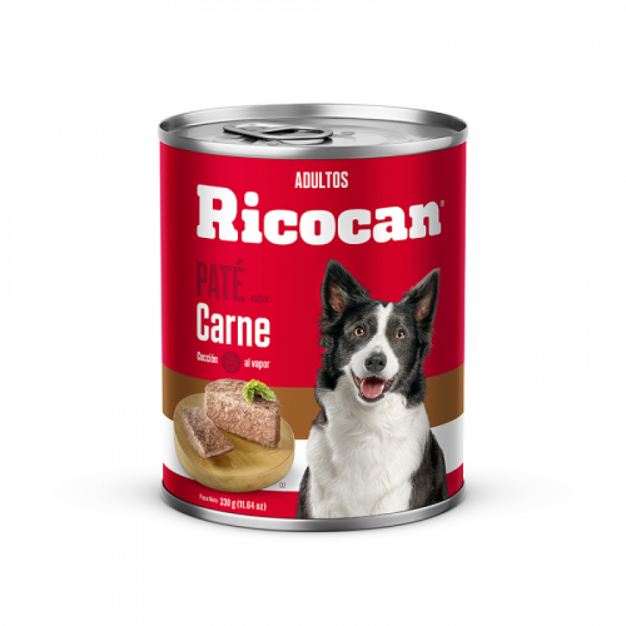 Ricocan Paté Carne x 330gr – Perro Adulto