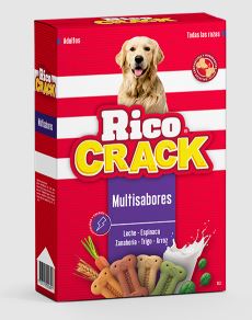 Ricocrack Multisabores Adulto Caja x 200 Gr.