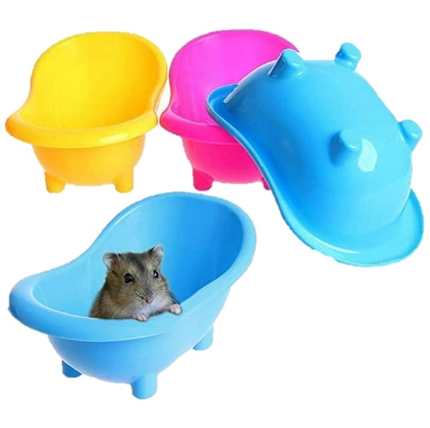 Baño – Arenero de Plastico Grande en Forma de Tina para Hamster