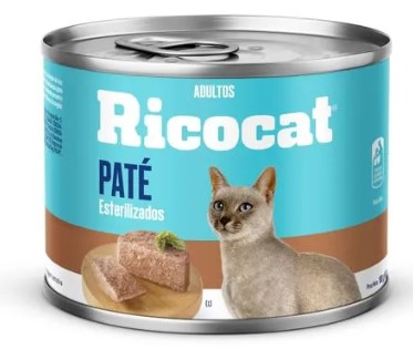 Ricocat Pate Esterilizados 180gr