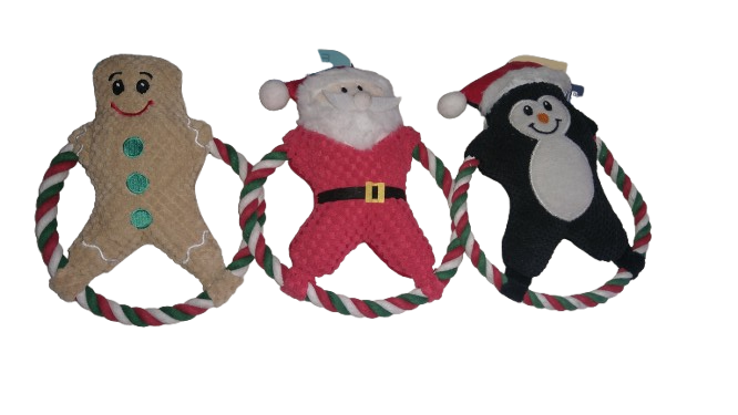 Peluche Navidad con Aro de Soga