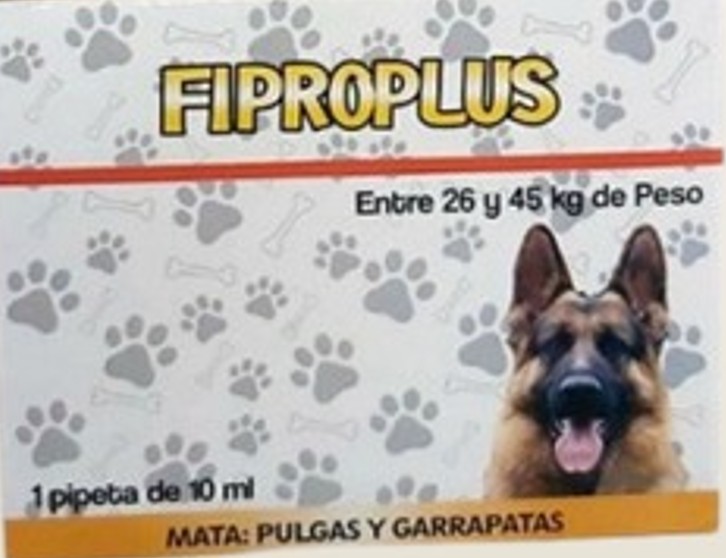 Pipeta Antipulga Fiproplus 26 Kg a 45 Kg