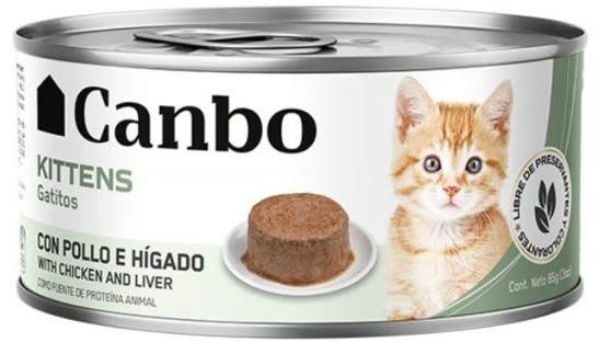 Canbo Cat Pate Pollo e Higado Cach Lta 85gr