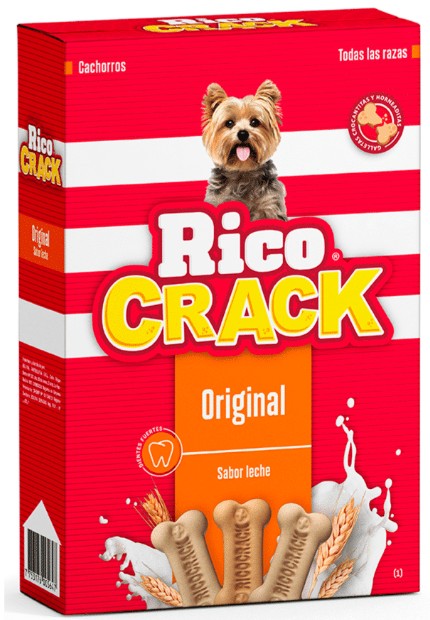 Ricocrack Original Leche – Galletas para Cachorros