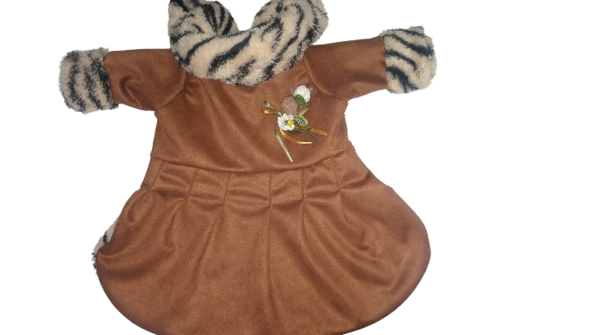 Abrigo Apeluchado para Mascota Talla 3