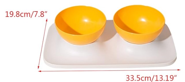Base con Plato Circulares Doble de Plastico