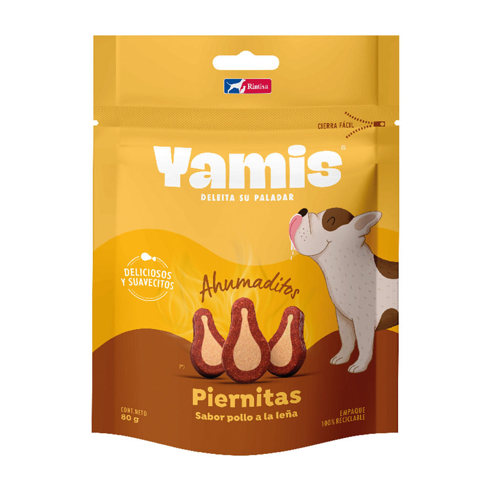 Yamis Galletas Piernitas Sabor Pollo a la Leña