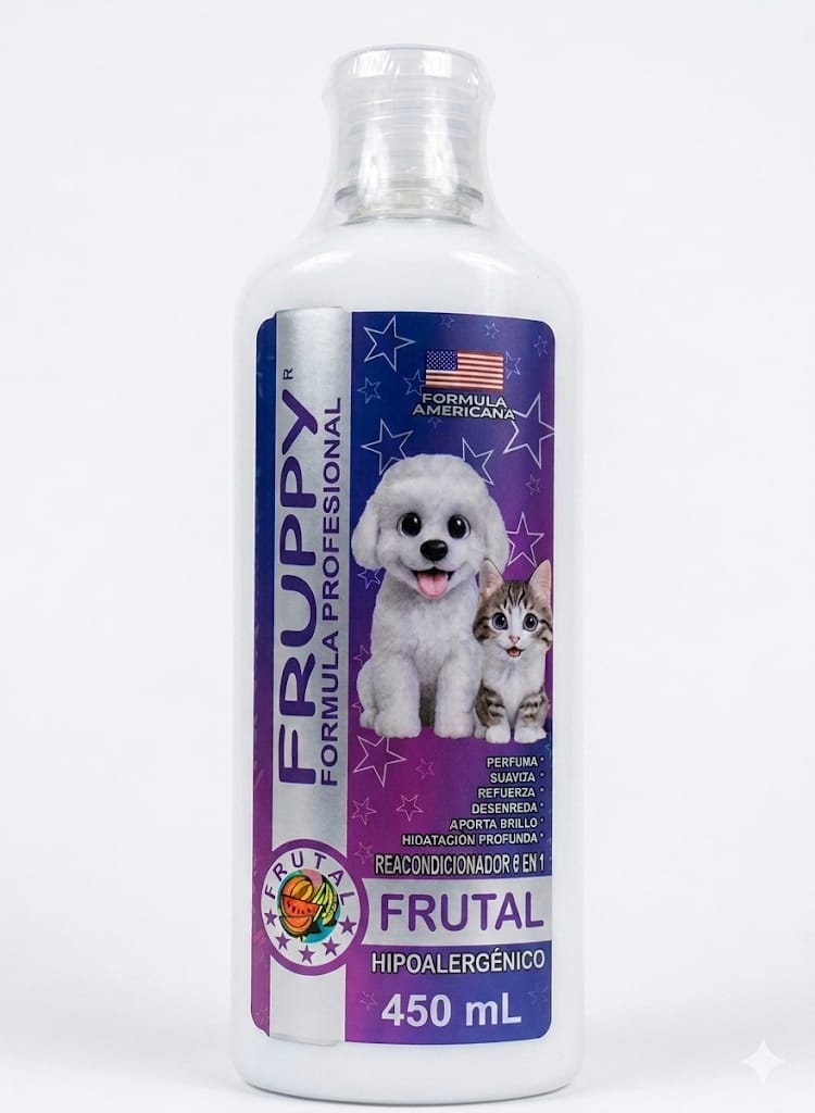 Reacondicionador Fruppy Frutal 450ml para Perro y Gato