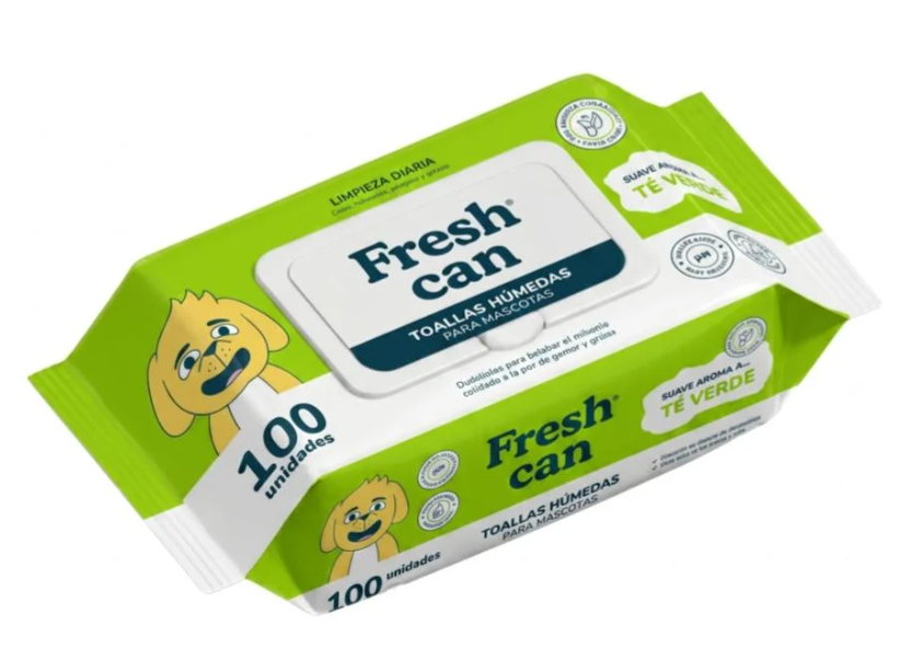 Toallas Humedas Fresh Can x 100 Und (te Verde)